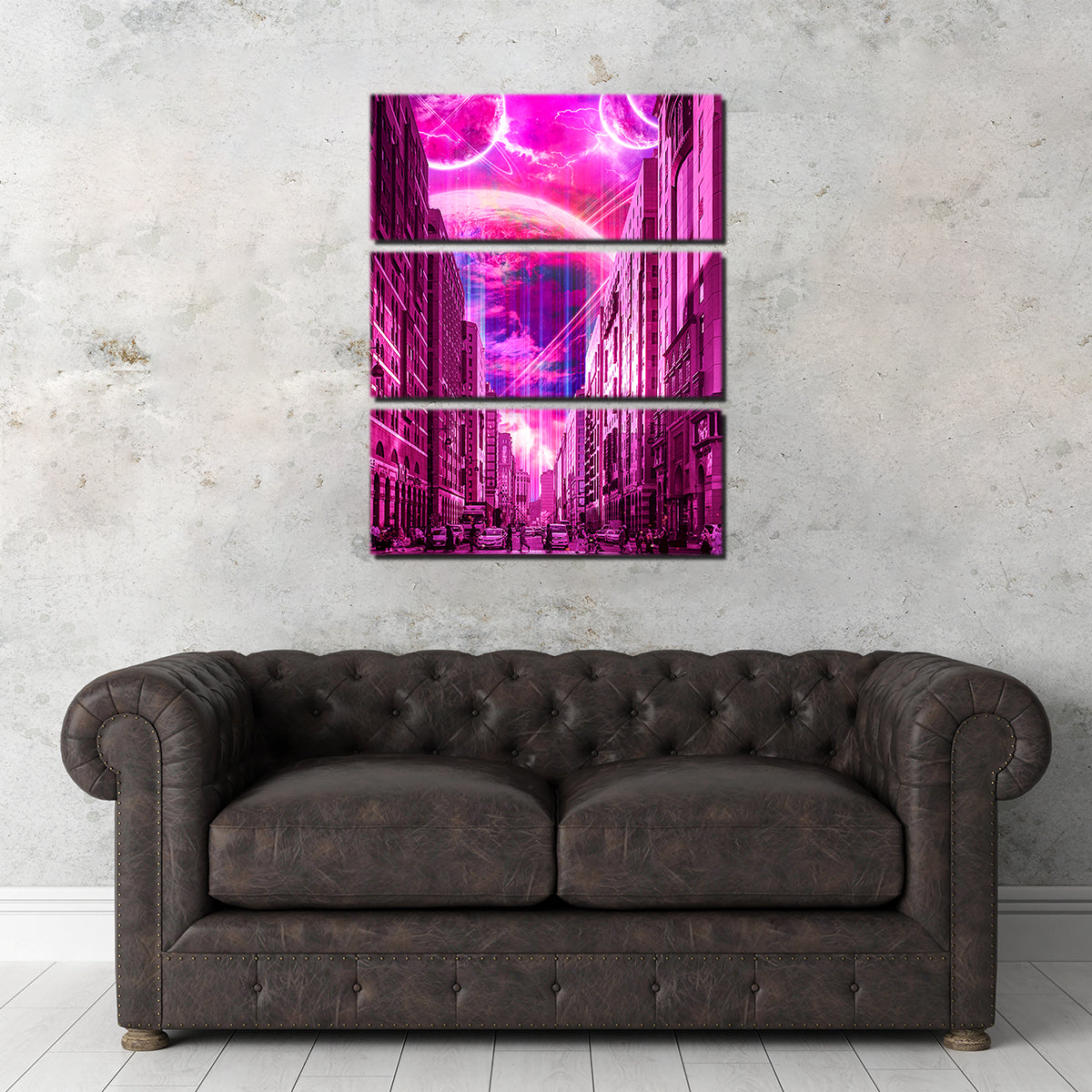 Meta City Wall Art