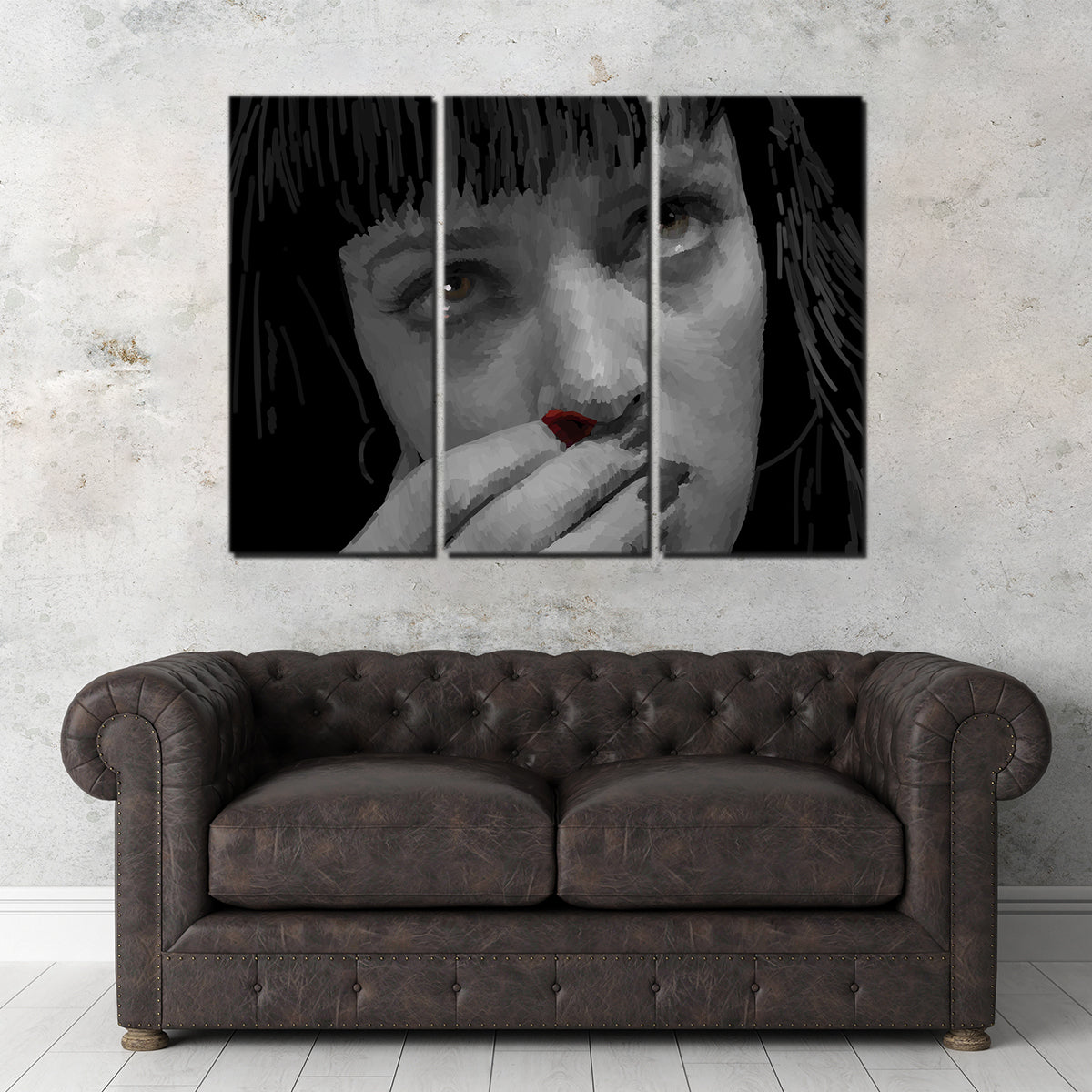 Mia Red Wall Art