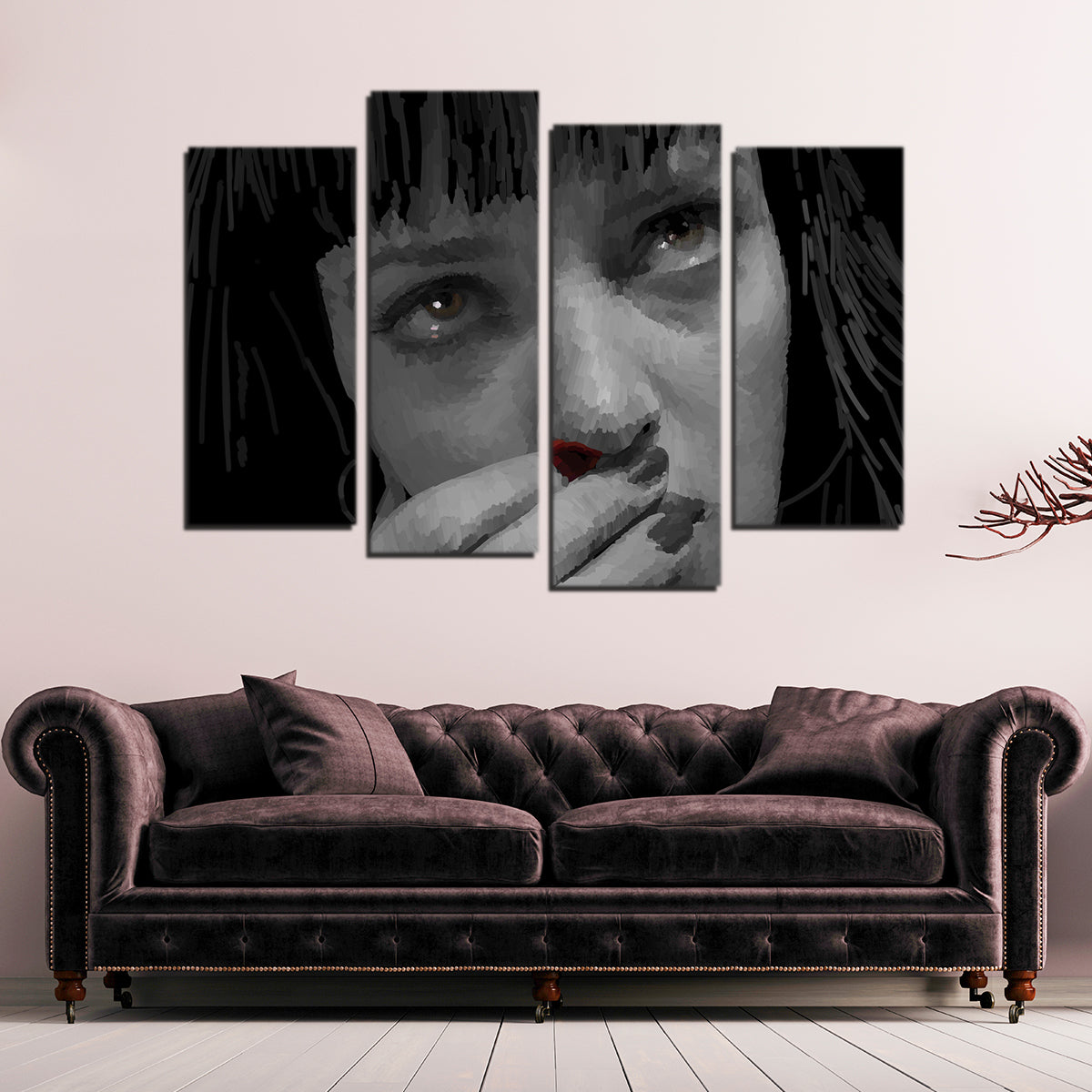 Mia Red Wall Art