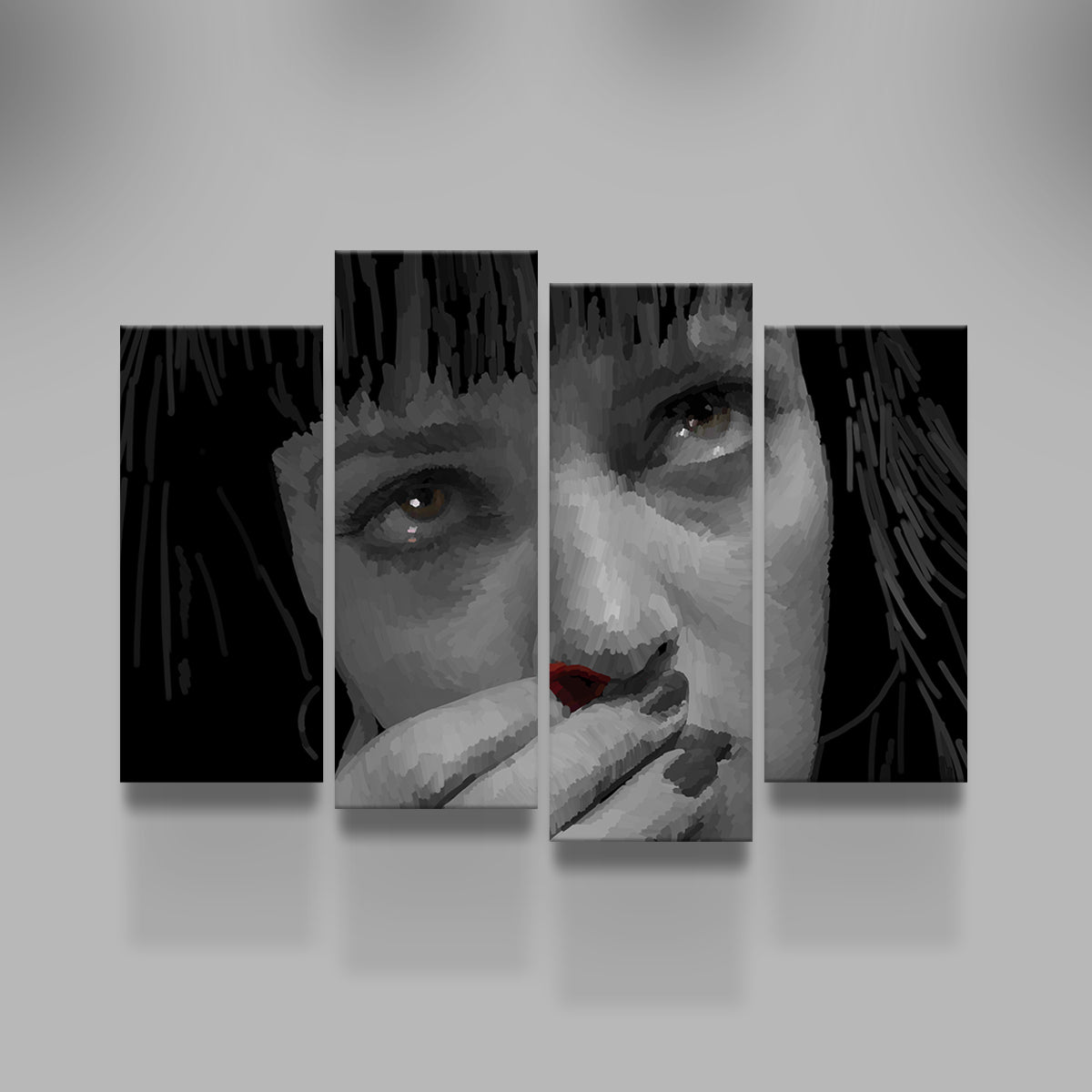 Mia Red Wall Art