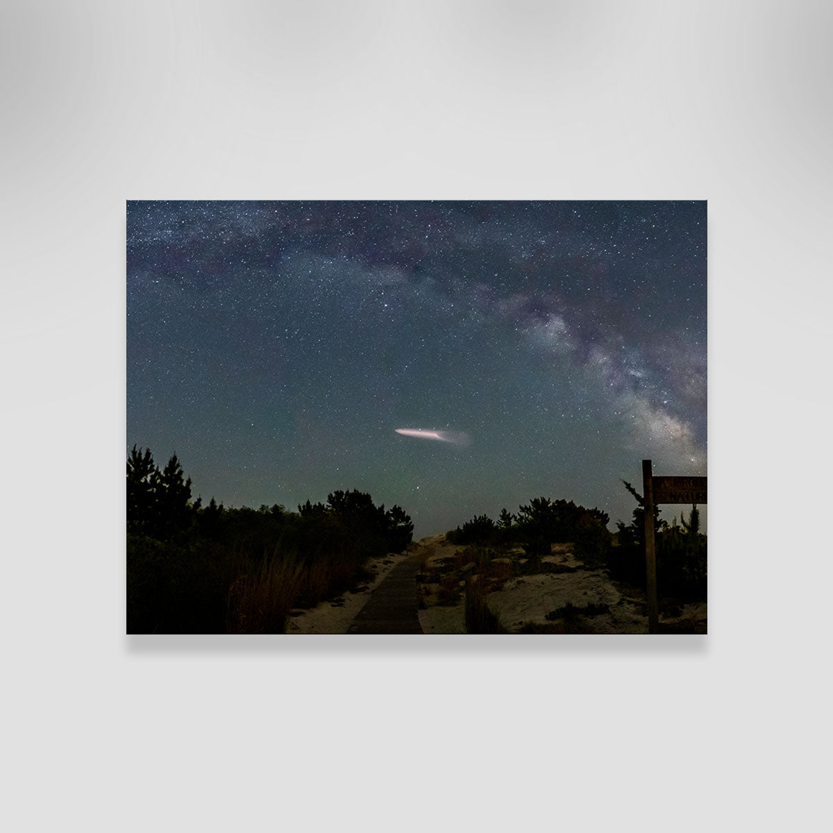 Milky Way and SpaceX Wall Art