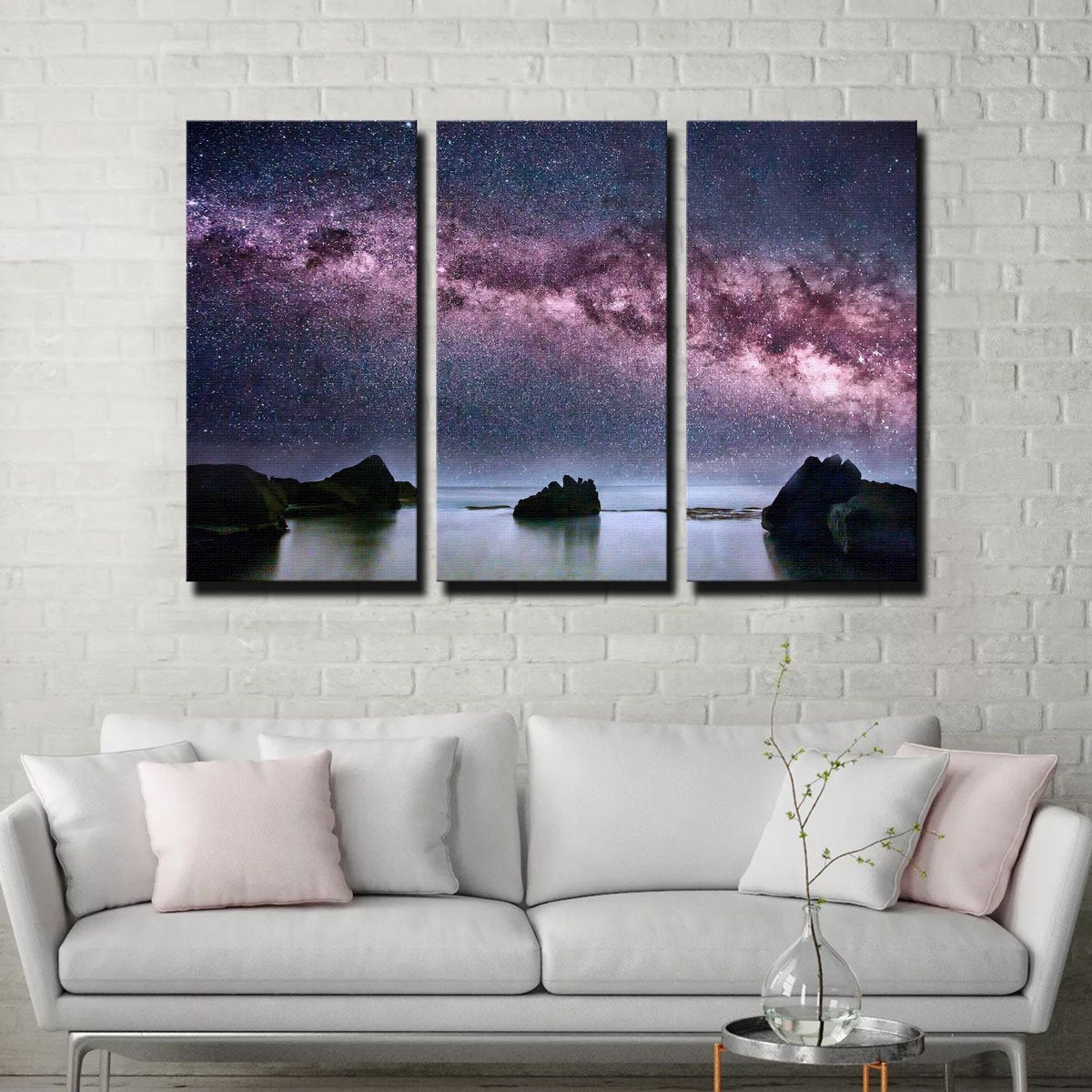 Milky Way Galaxy Canvas Set