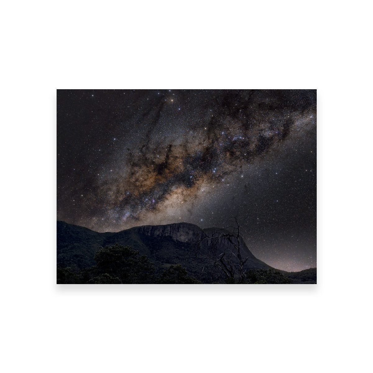 Milky Way over the Brazilian Cerrado Wall Art