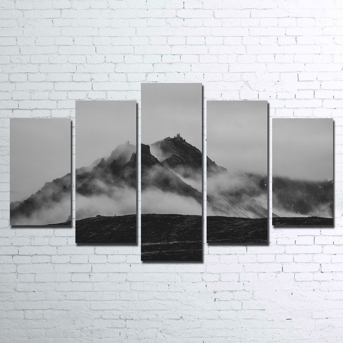 Misty Peaks Wall Art