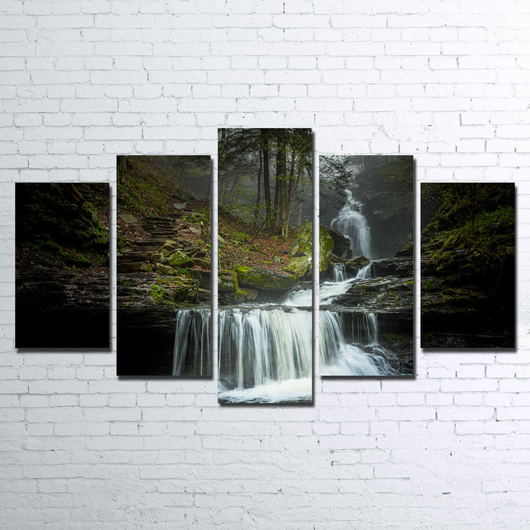 Misty Steps Canvas Set – Legendary Wall Art