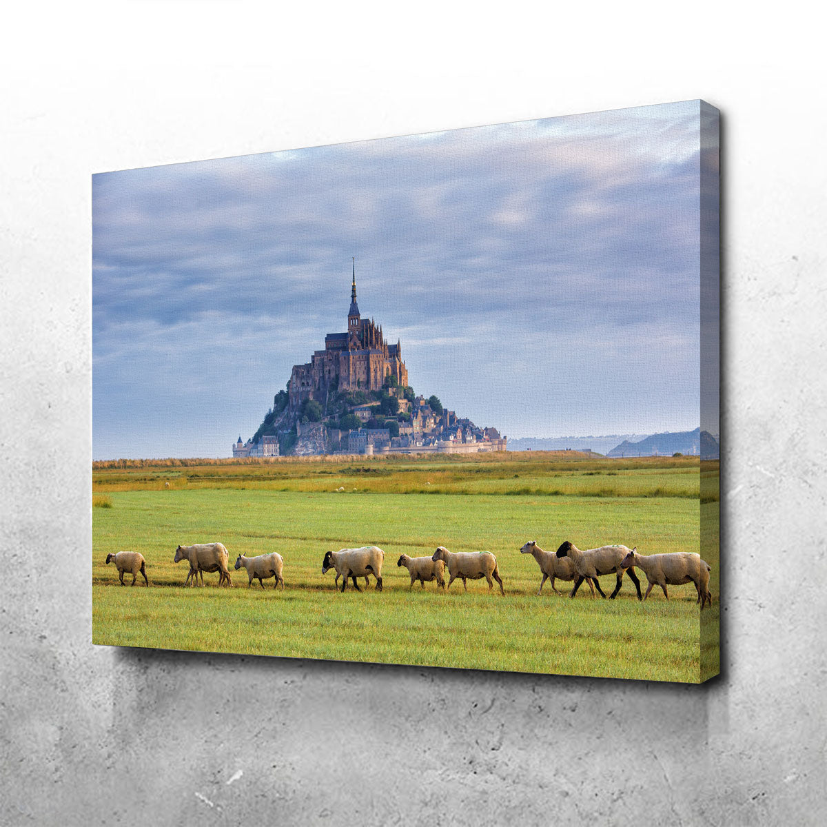 Mont Saint Michel Abbey Canvas Set