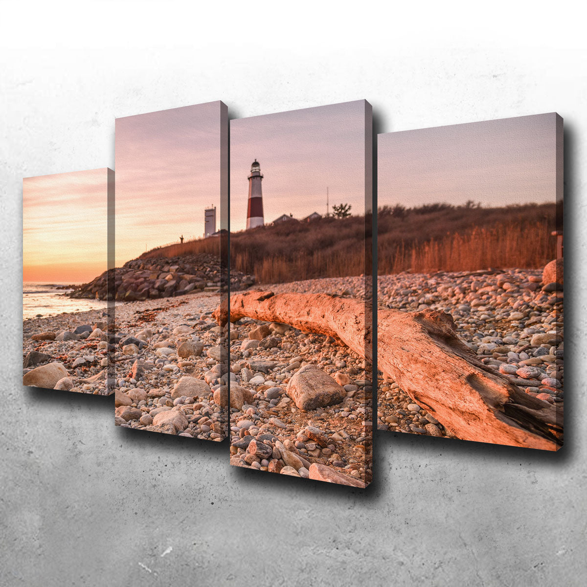 Montauk Point Lighthouse Canvas Set