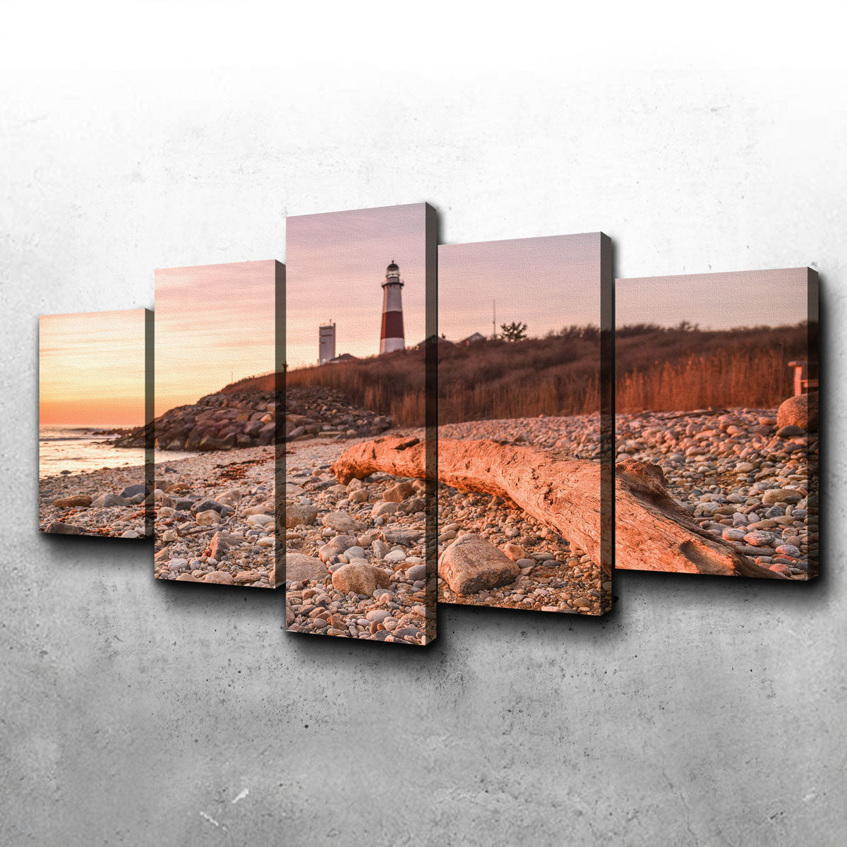 Montauk Point Lighthouse Canvas Set