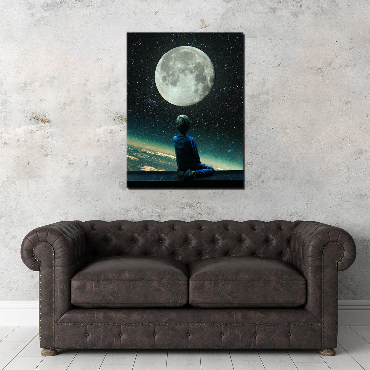 Moon Boy Bocah Wall Art