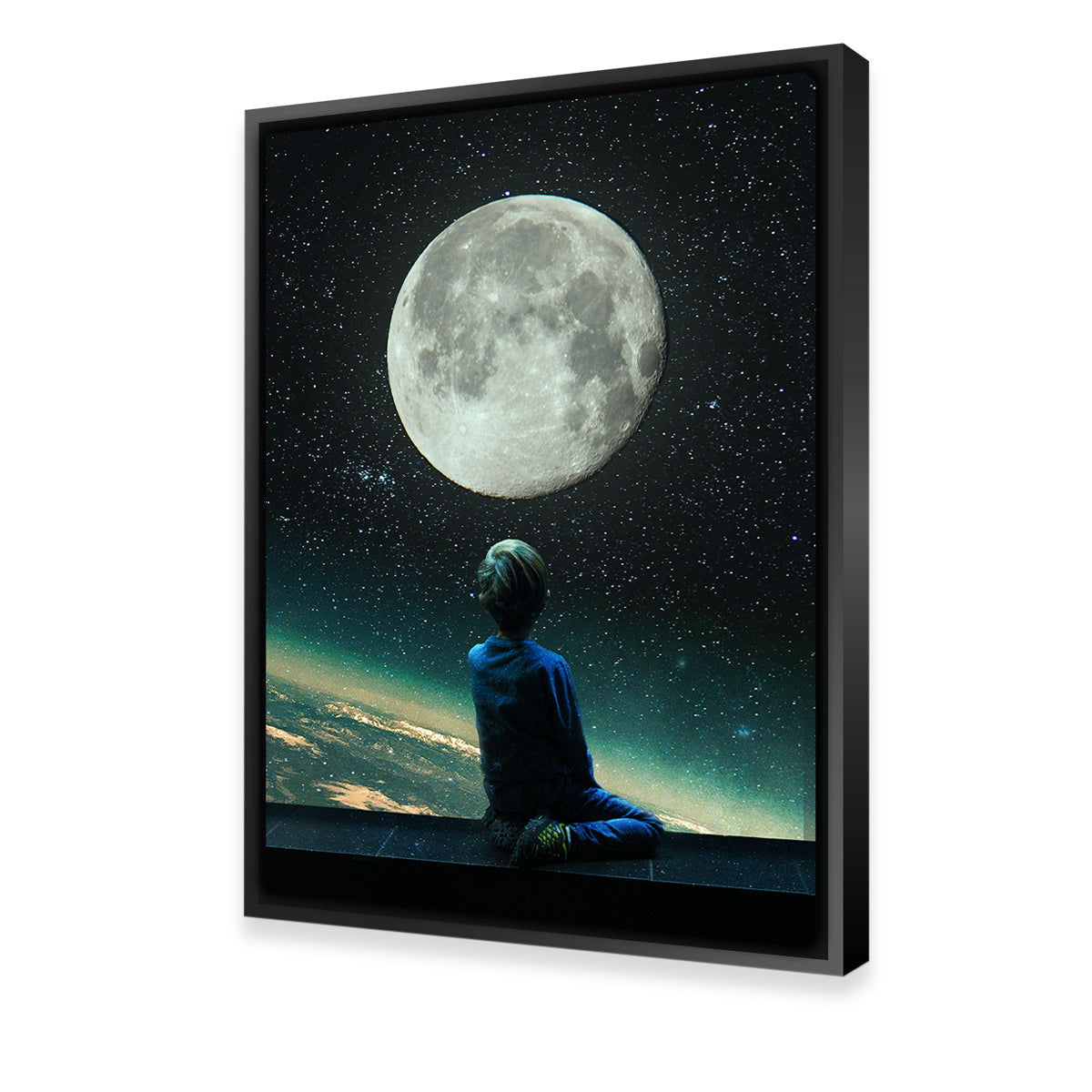 Moon Boy Bocah Wall Art