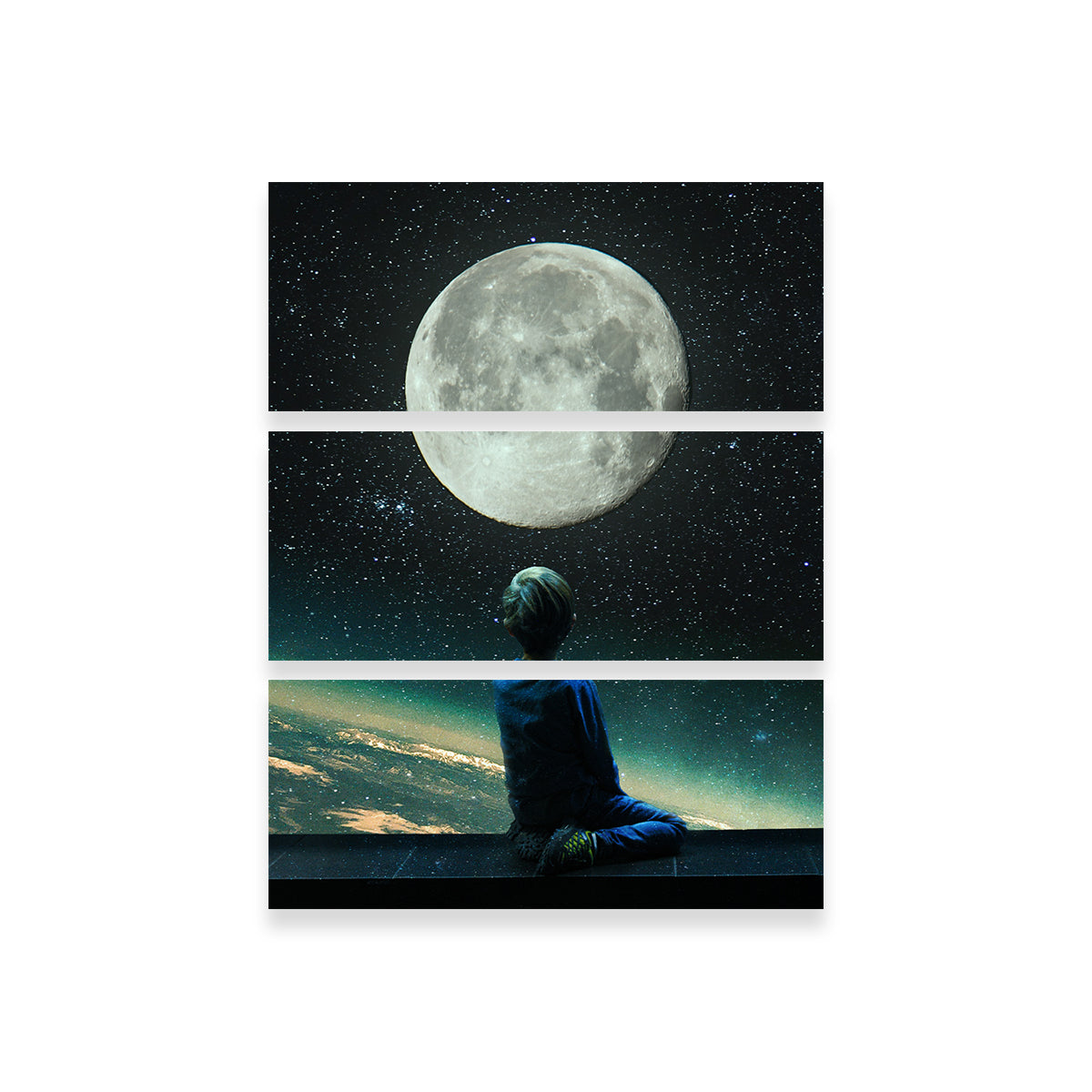 Moon Boy Bocah Wall Art