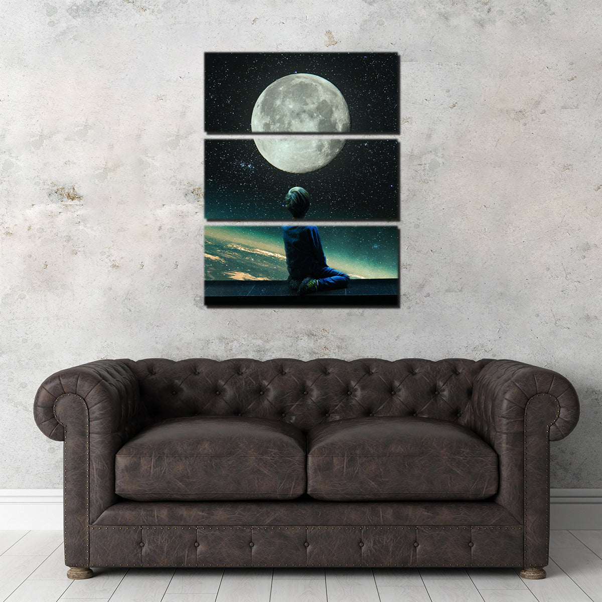 Moon Boy Bocah Wall Art