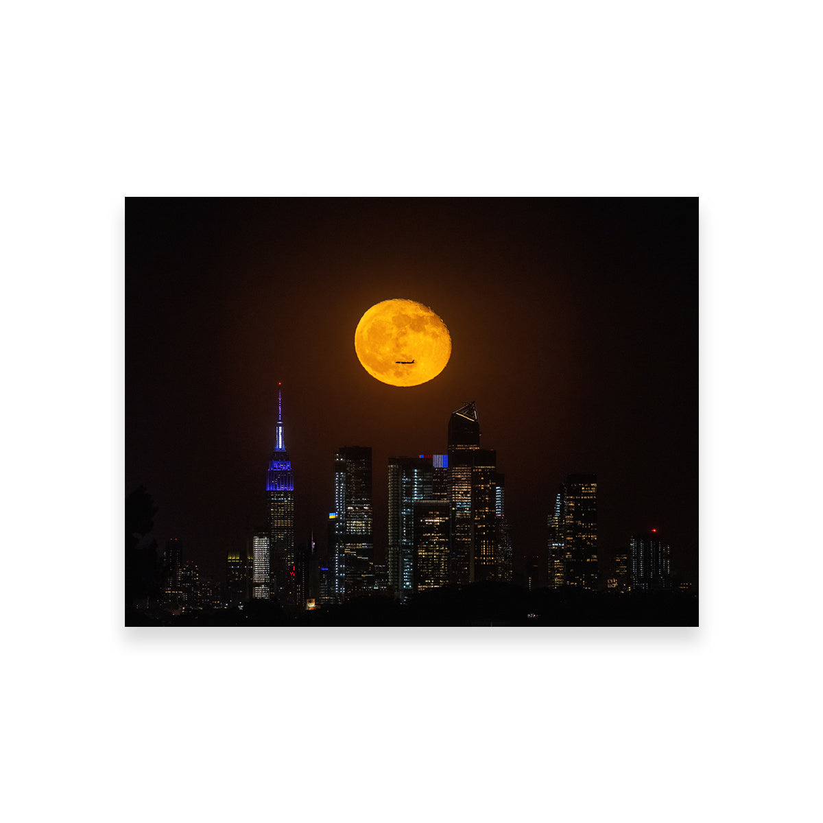 Moon and NYC Wall Art