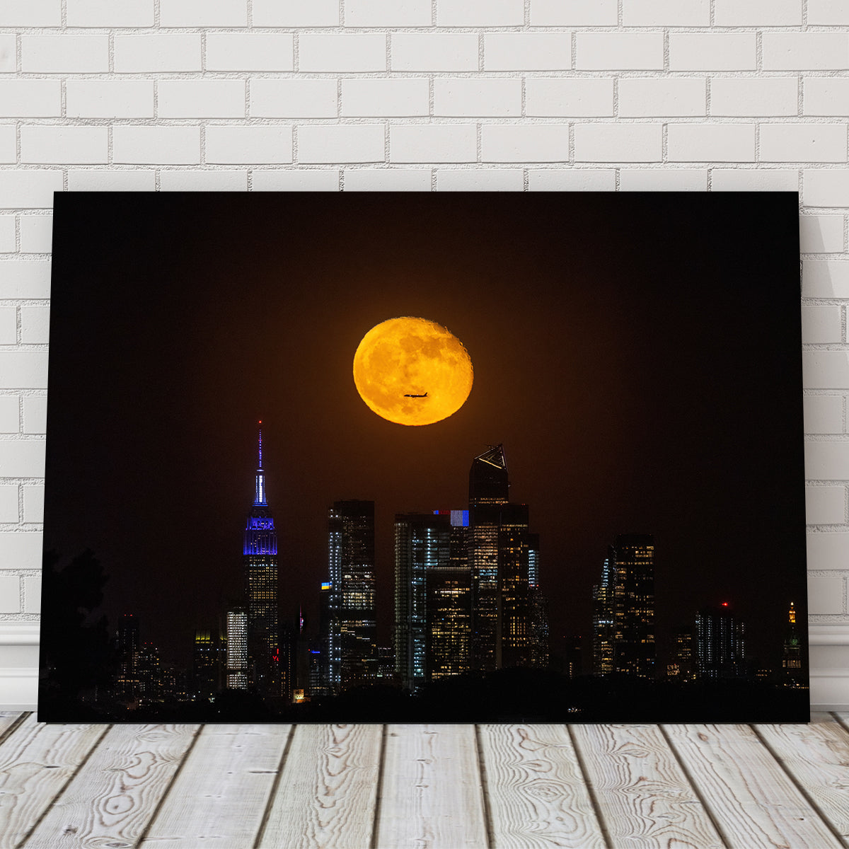 Moon and NYC Wall Art