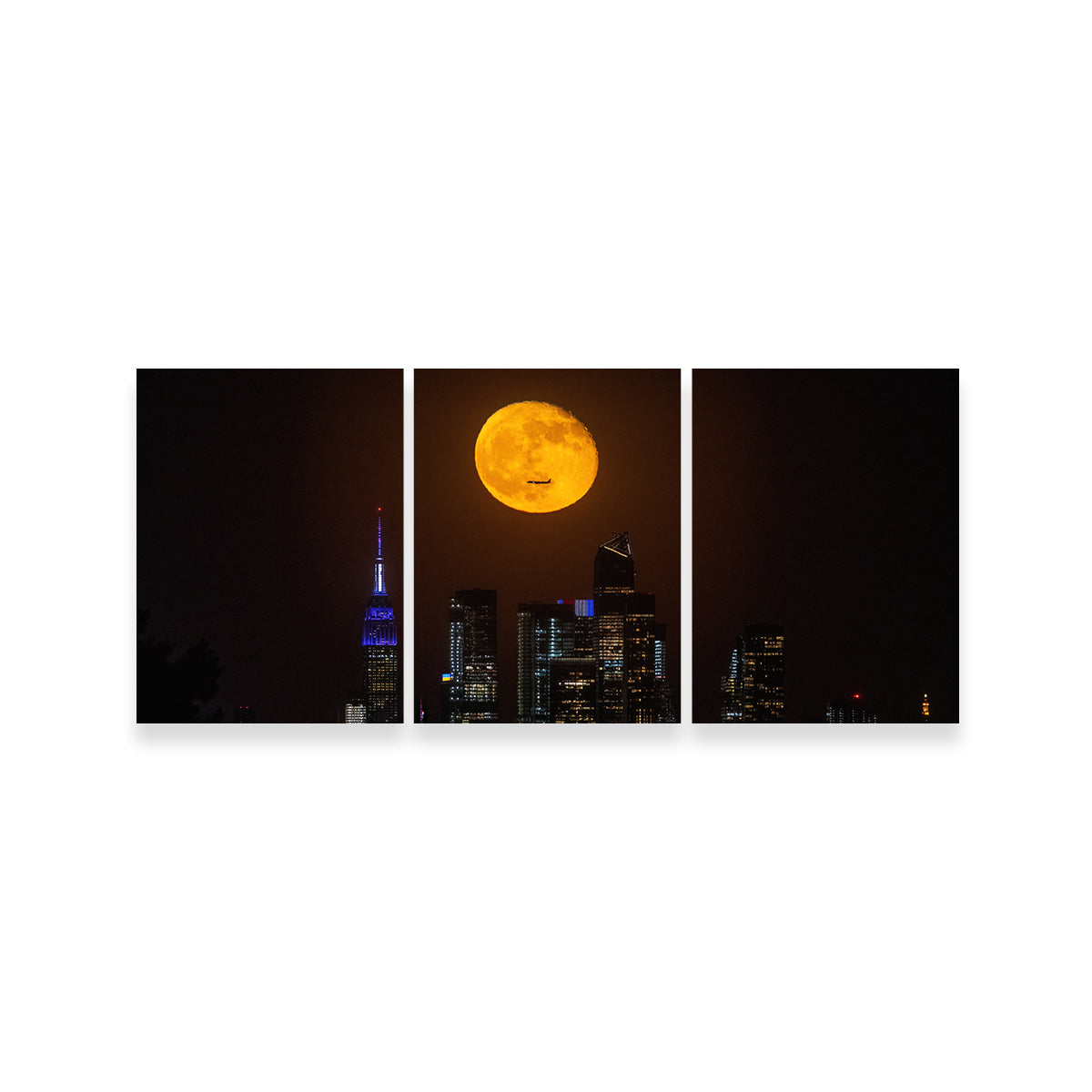 Moon and NYC Wall Art