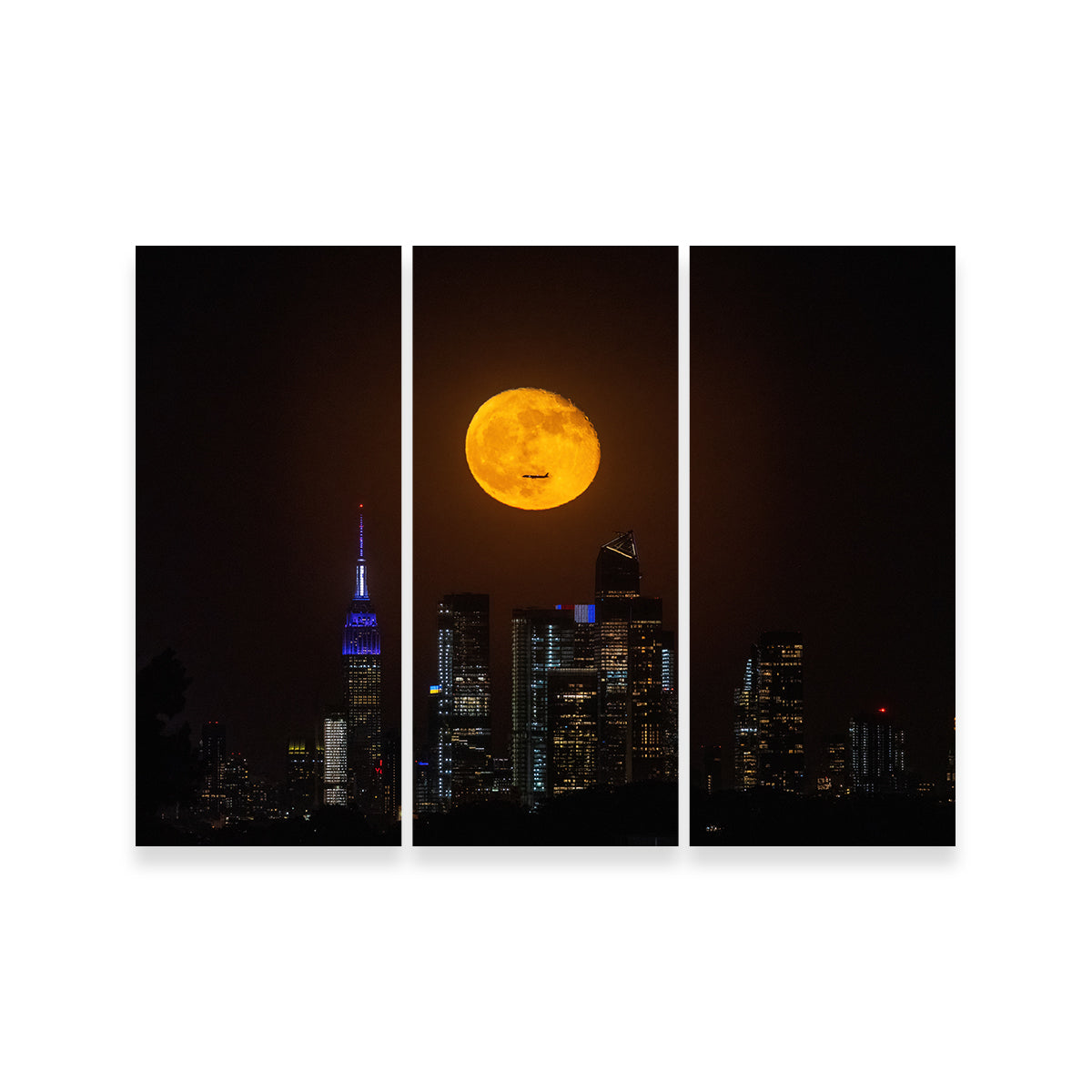 Moon and NYC Wall Art