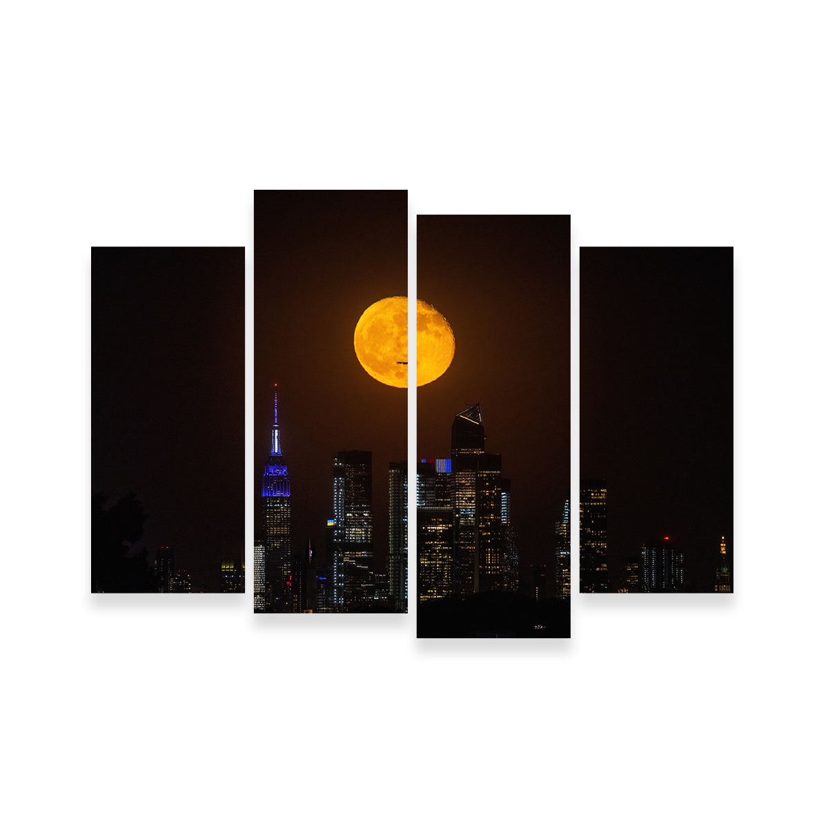 Moon and NYC Wall Art