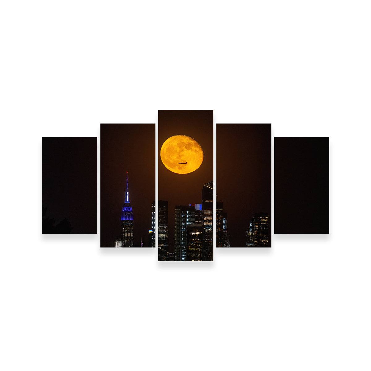 Moon and NYC Wall Art