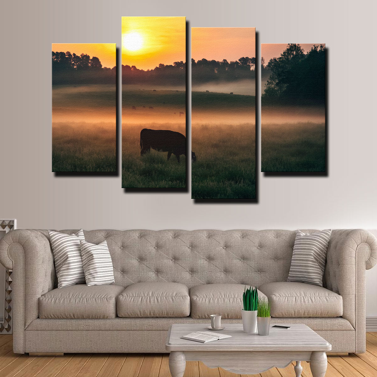 Morning Walks Wall Art