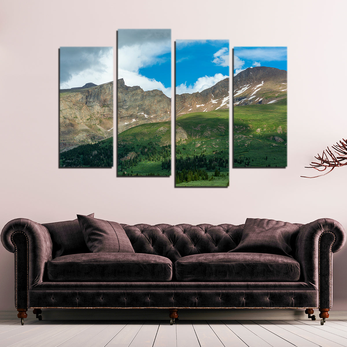 Mount Bierstadt and The Sawtooth Wall Art