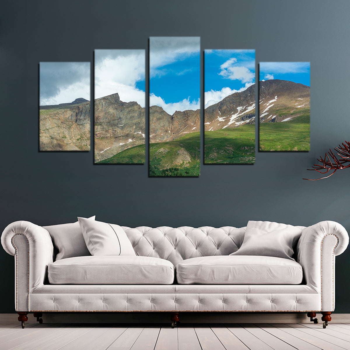 Mount Bierstadt and The Sawtooth Wall Art