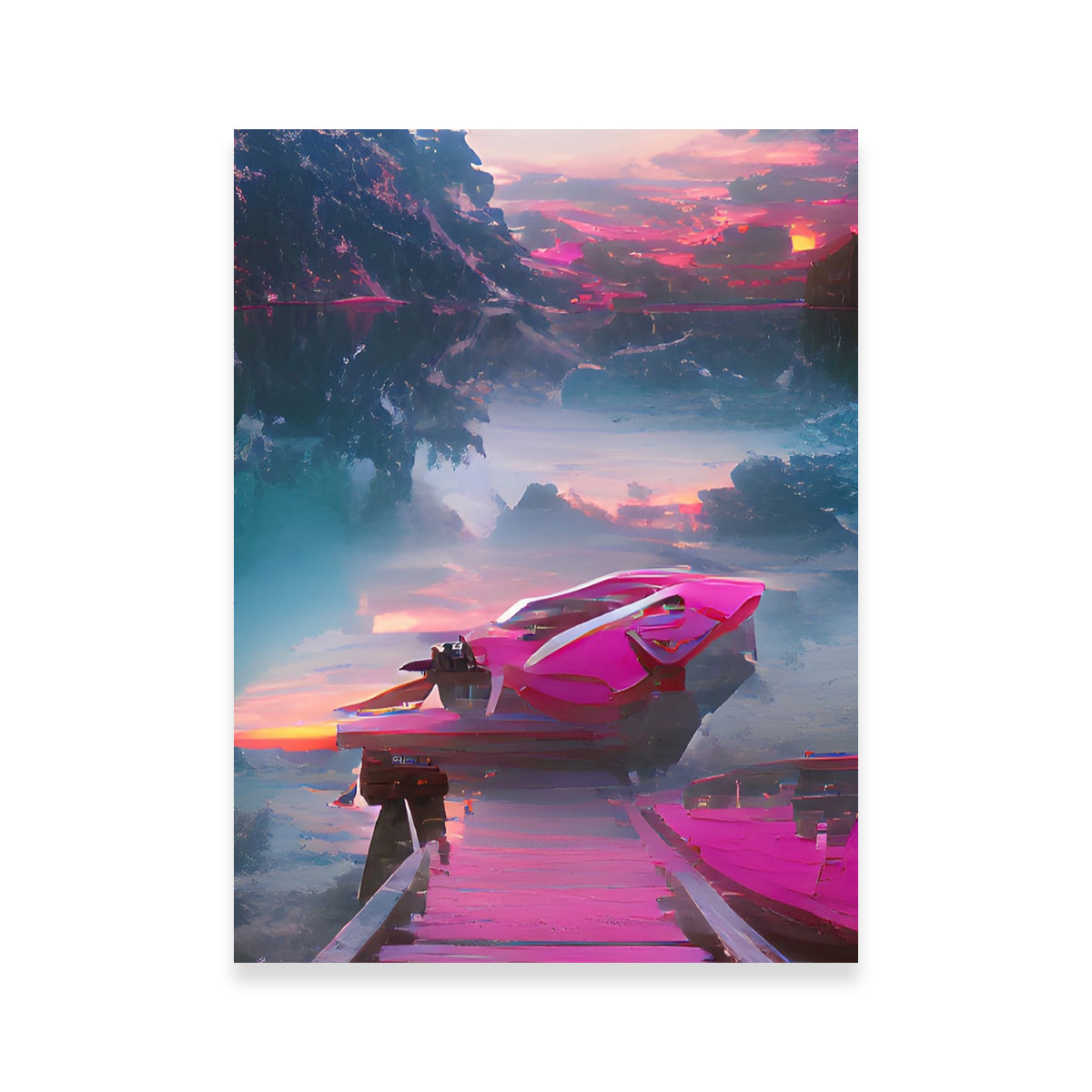 Mountain Lake Wall Art