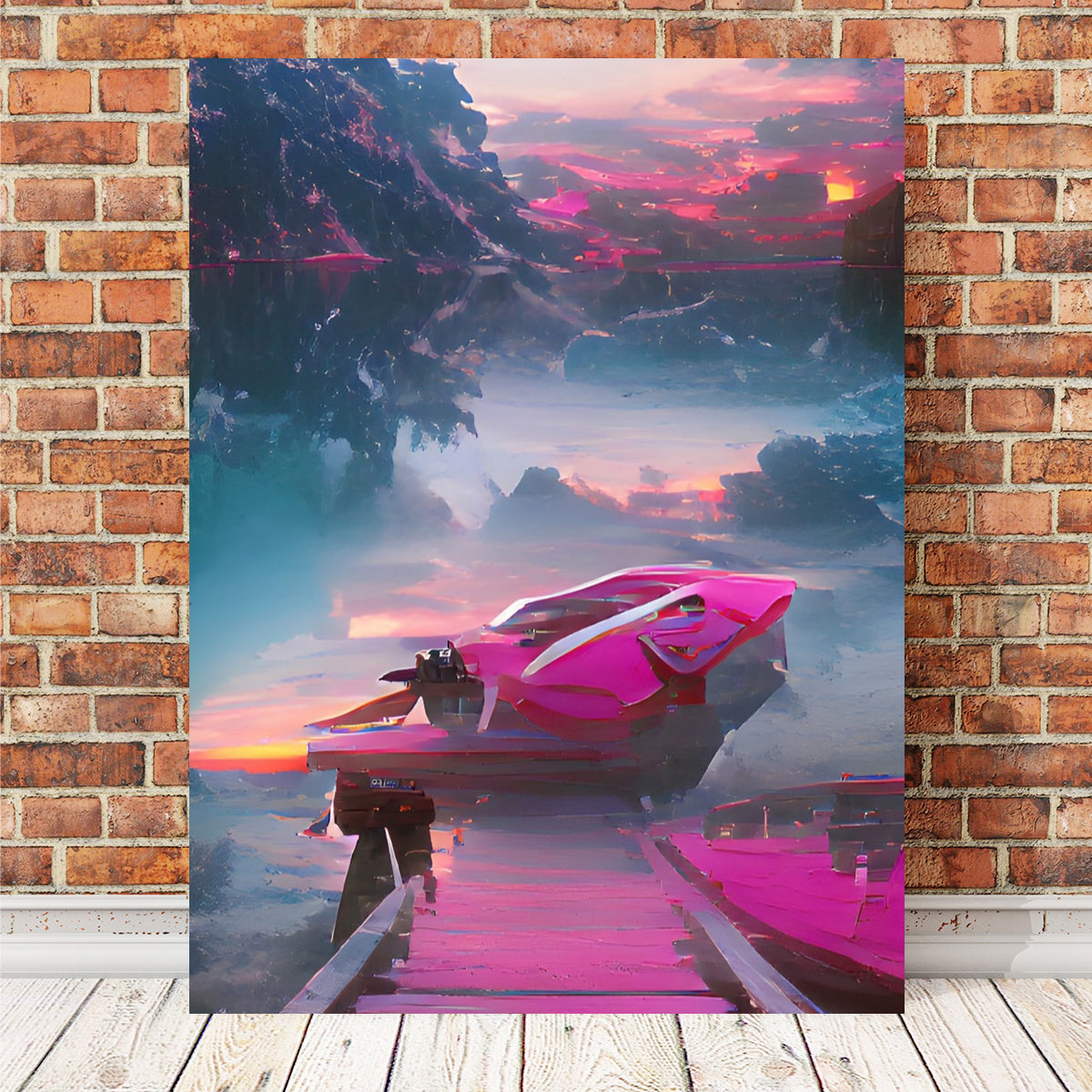 Mountain Lake Wall Art