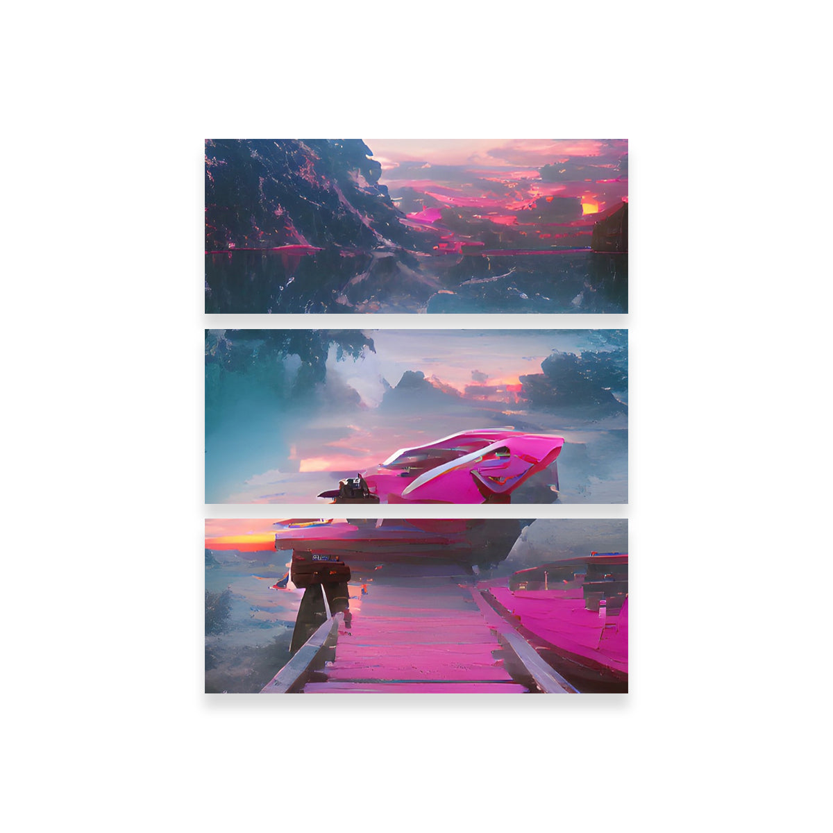 Mountain Lake Wall Art