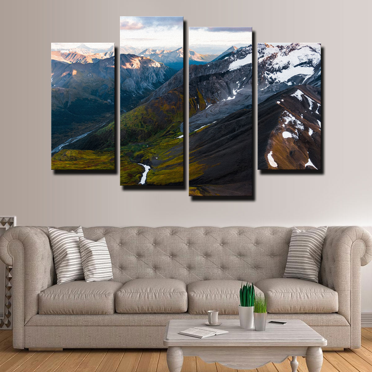 Mountains and Valleys Wall Art