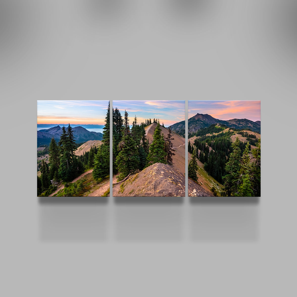 Mountaintop Sunset Wall Art