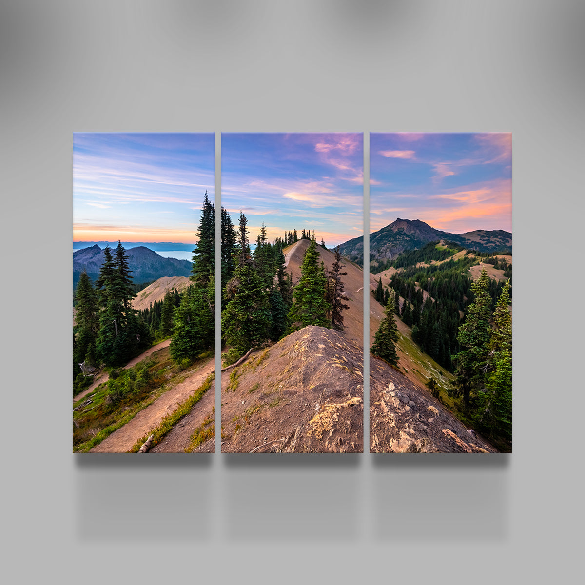 Mountaintop Sunset Wall Art