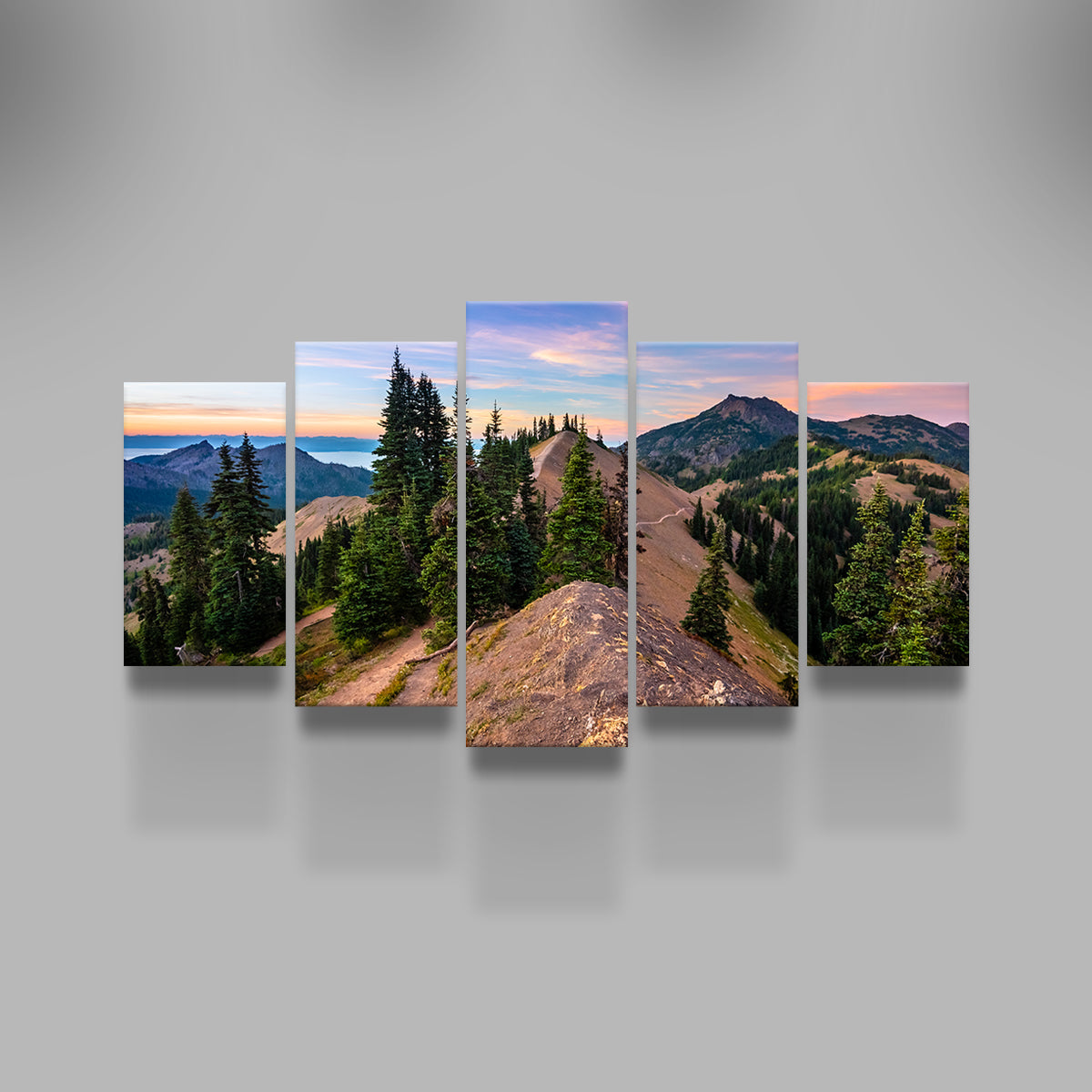 Mountaintop Sunset Wall Art