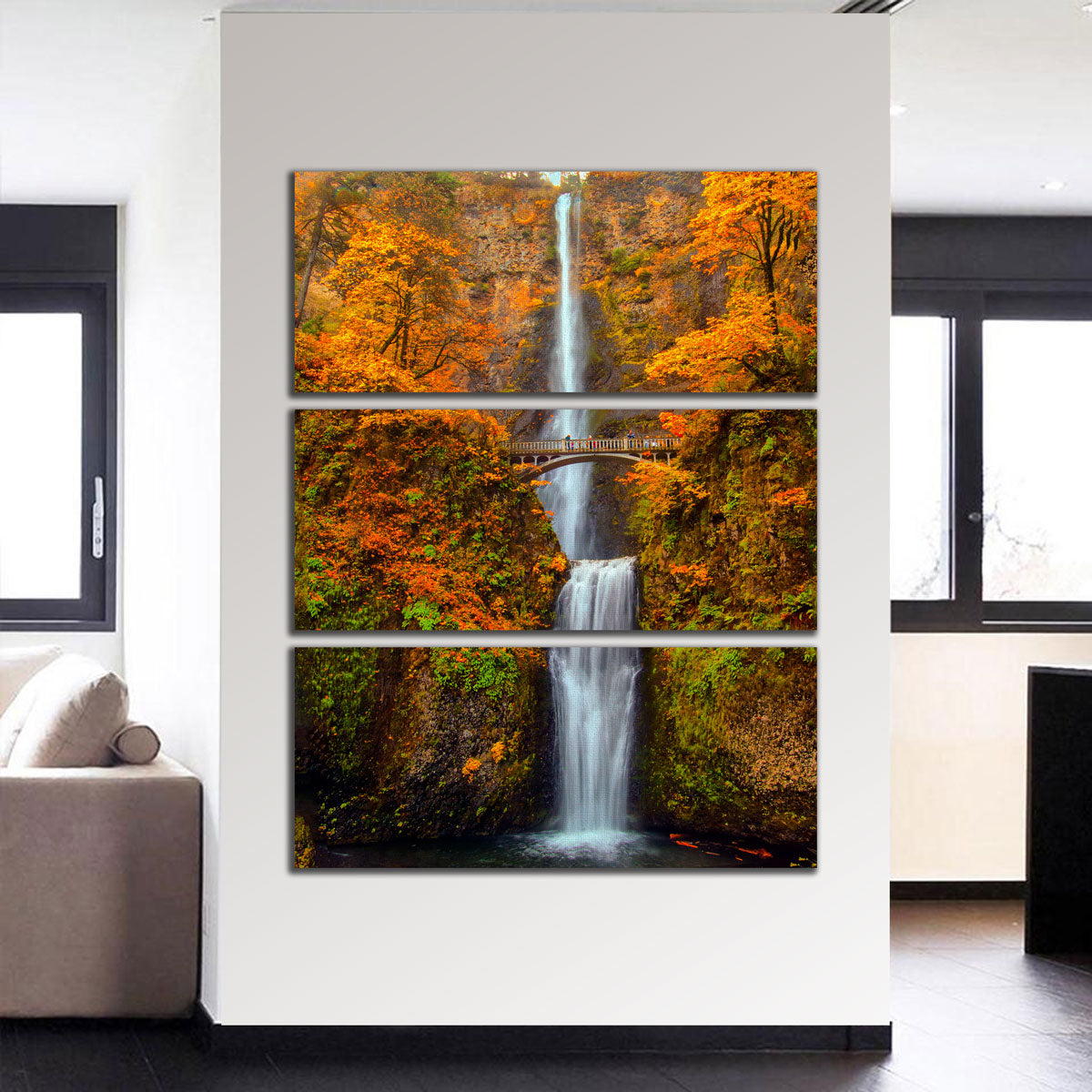 Multnomah Falls - Autumn Wall Art