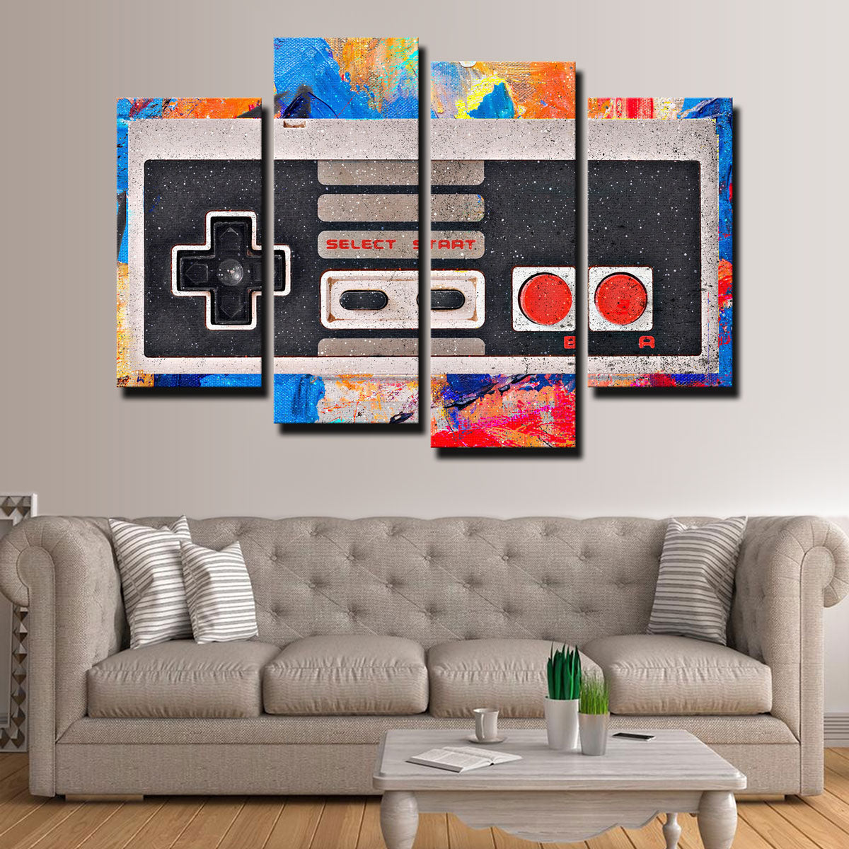 NES Controller Canvas Set