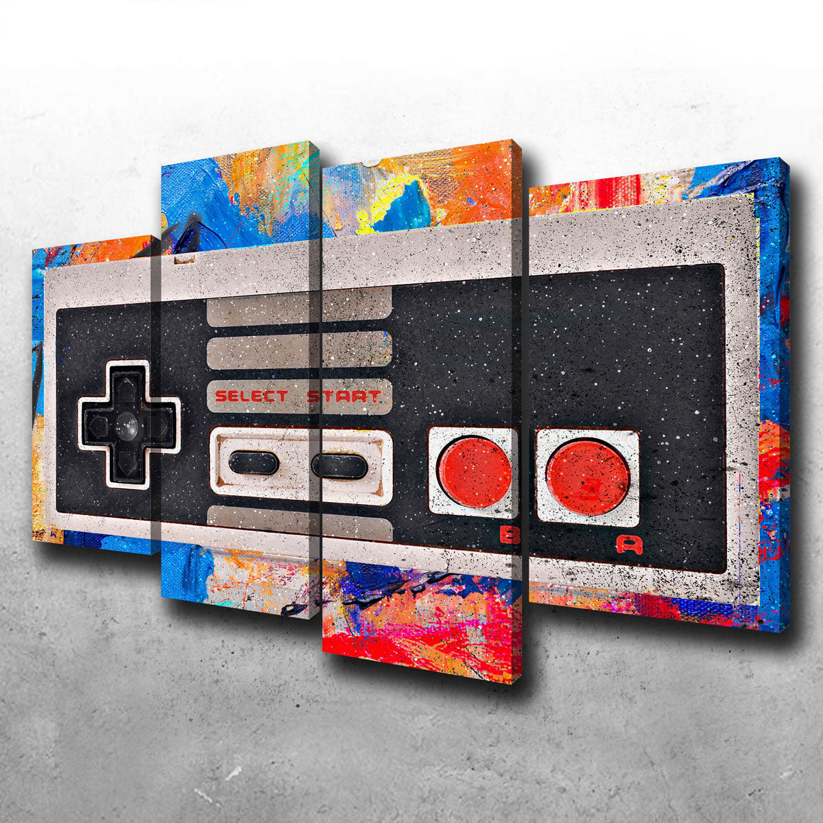 Nintendo / NES cheapest Controller | Disassembled | Framed | Knolled Art | Contrast