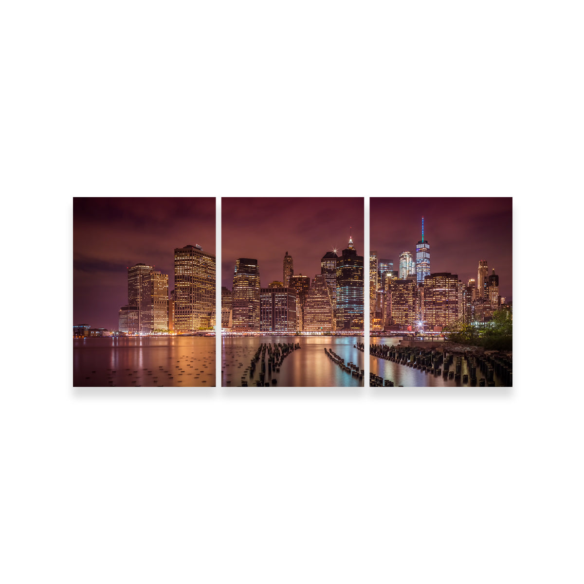 New York City Nightly Impressions Wall Art
