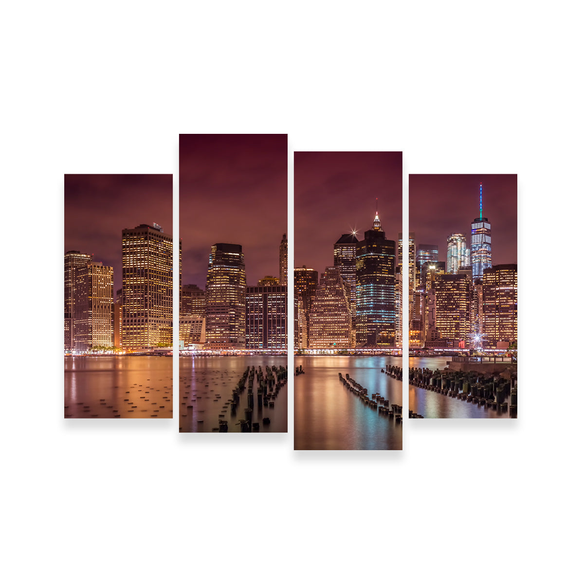 New York City Nightly Impressions Wall Art