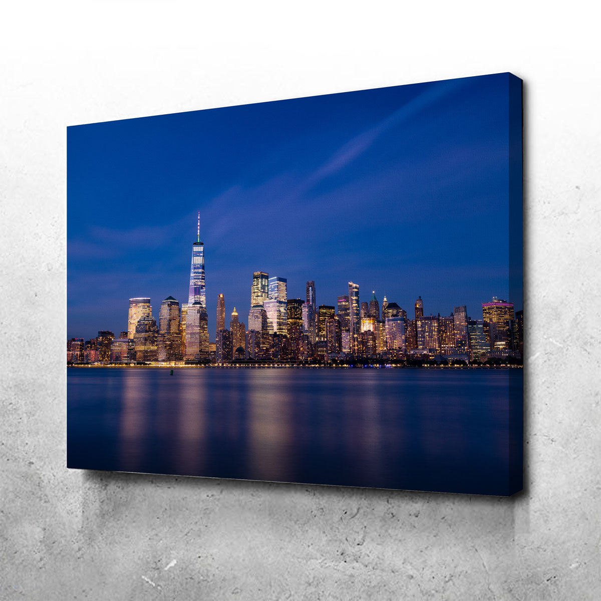 Minimal Blue Wall Art
