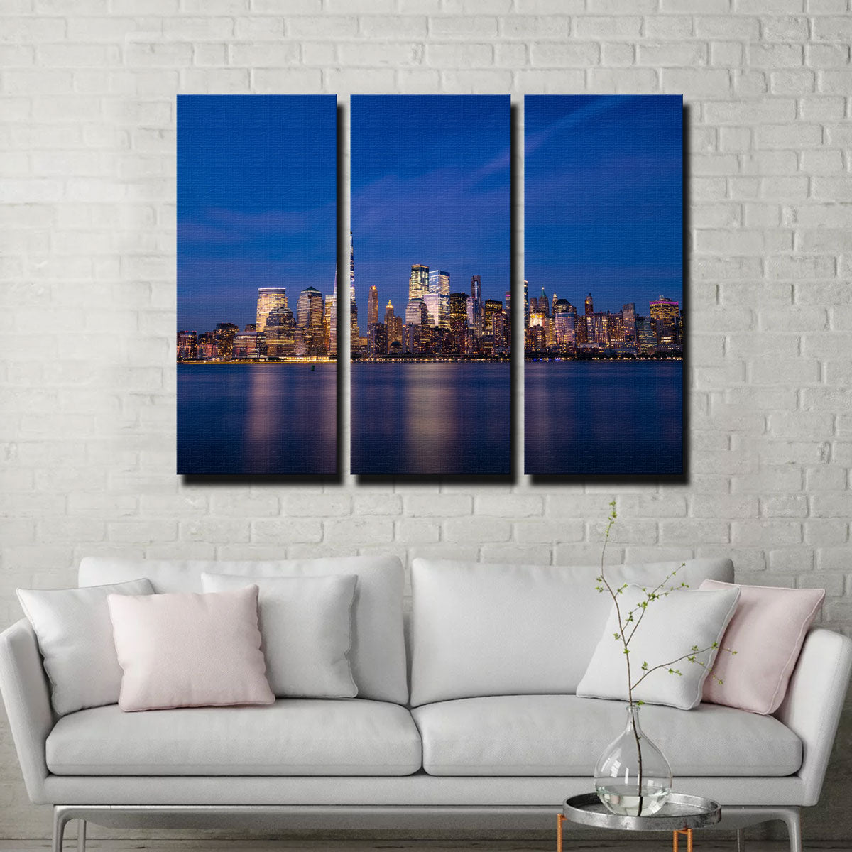 Minimal Blue Wall Art
