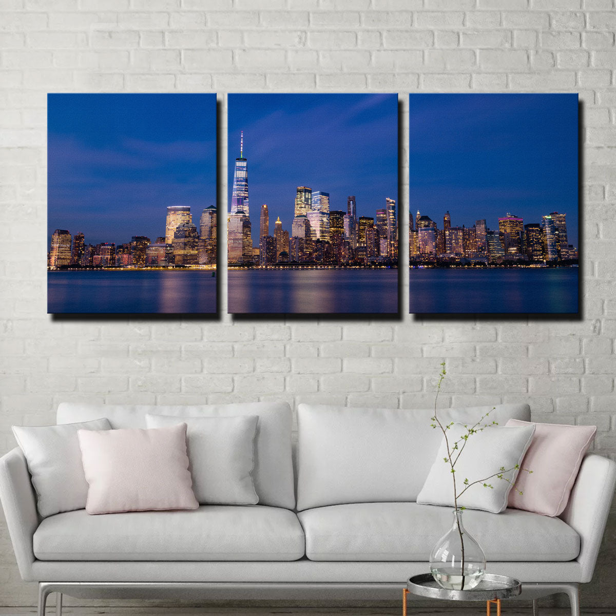 Minimal Blue Wall Art
