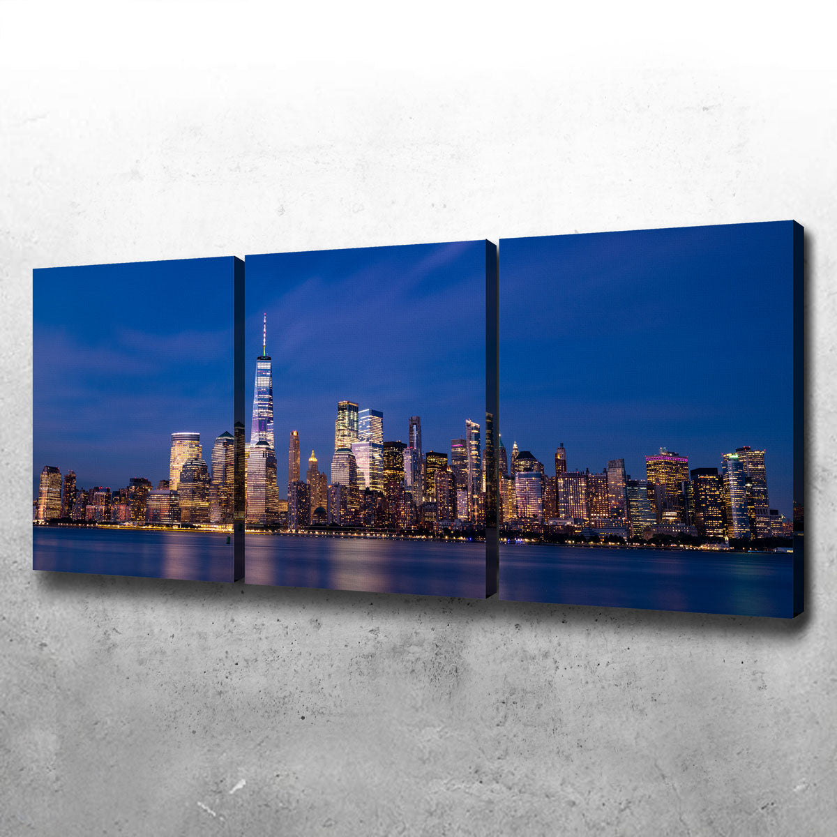 Minimal Blue Wall Art