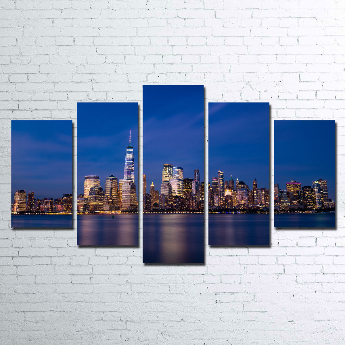 Minimal Blue Wall Art
