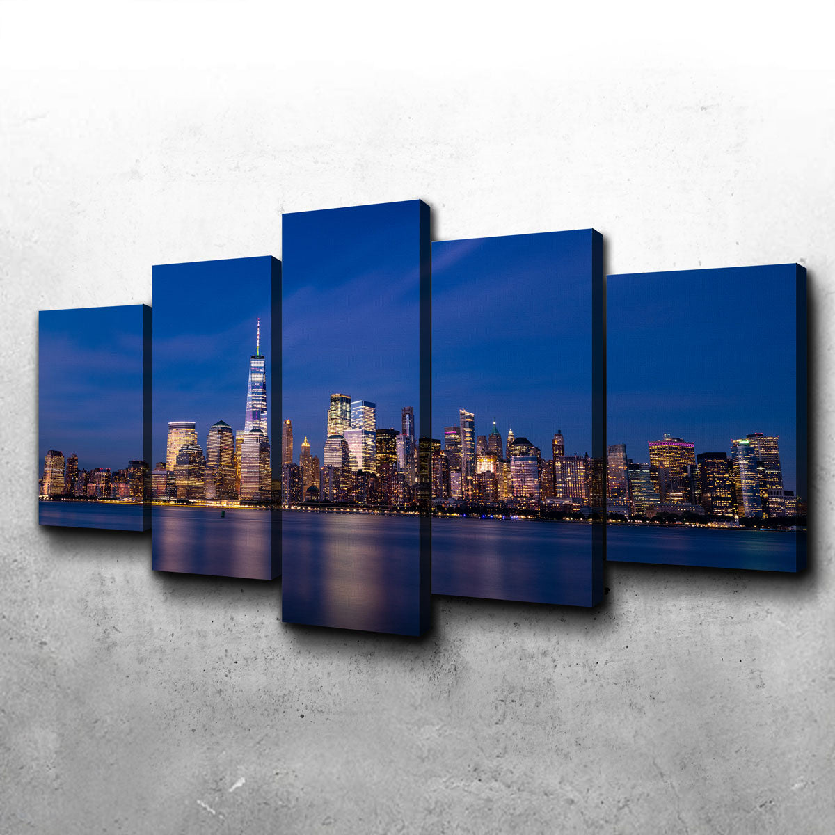 Minimal Blue Wall Art