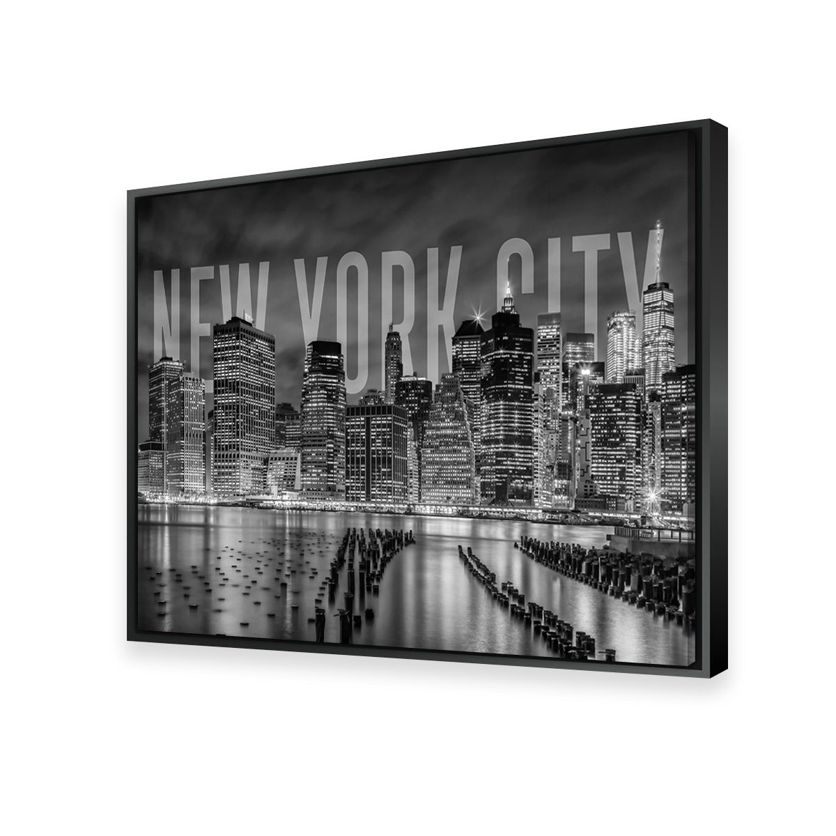NYC Letters - Black & White Wall Art