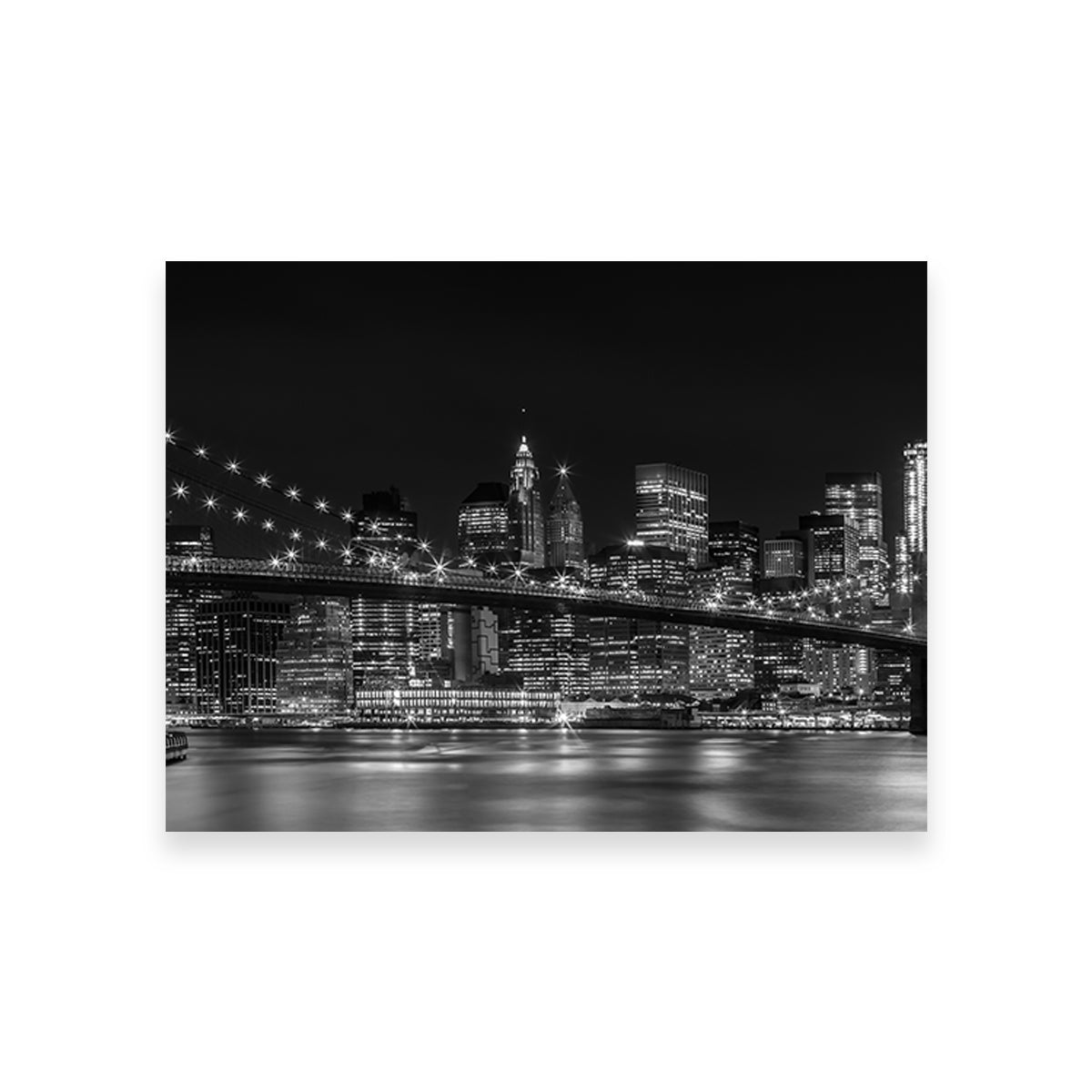 NYC Nightly Impressions - Panoramic Wall Art