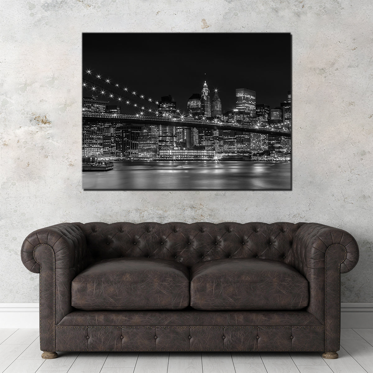NYC Nightly Impressions - Panoramic Wall Art