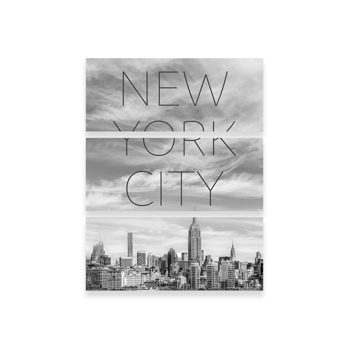 NYC Text & Skyline