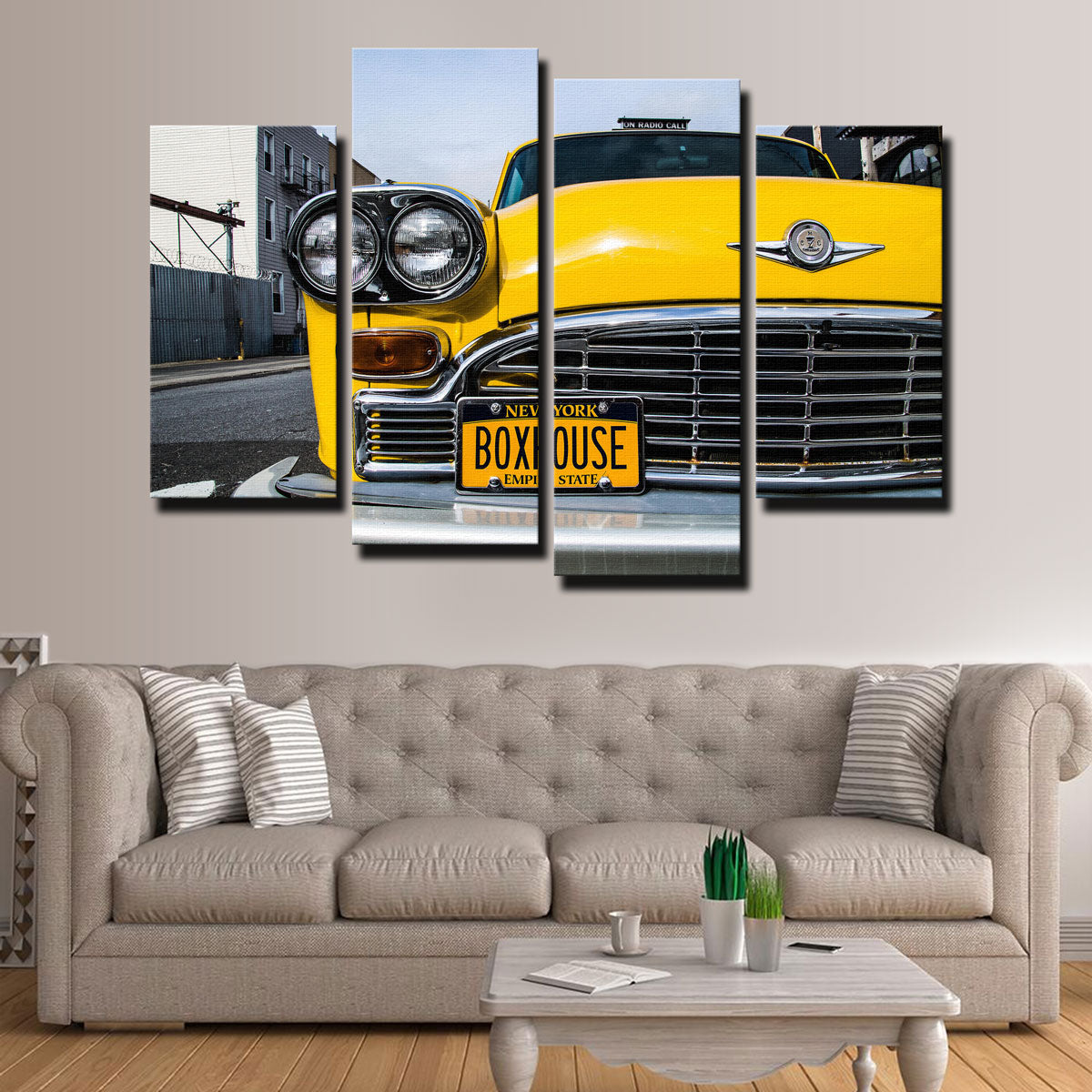NY Cab Canvas Set