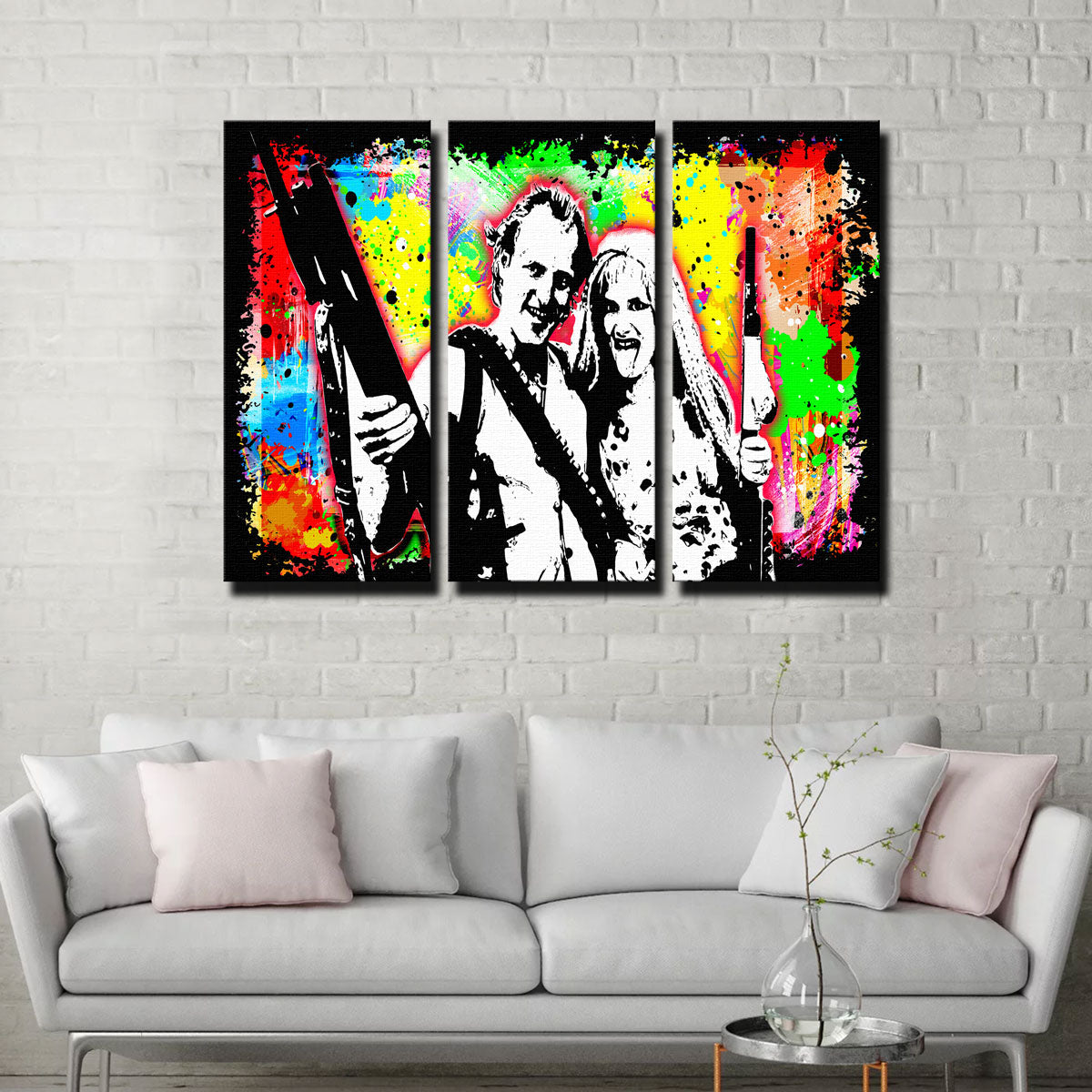 Abstract Natural Born Killers Wall Art
