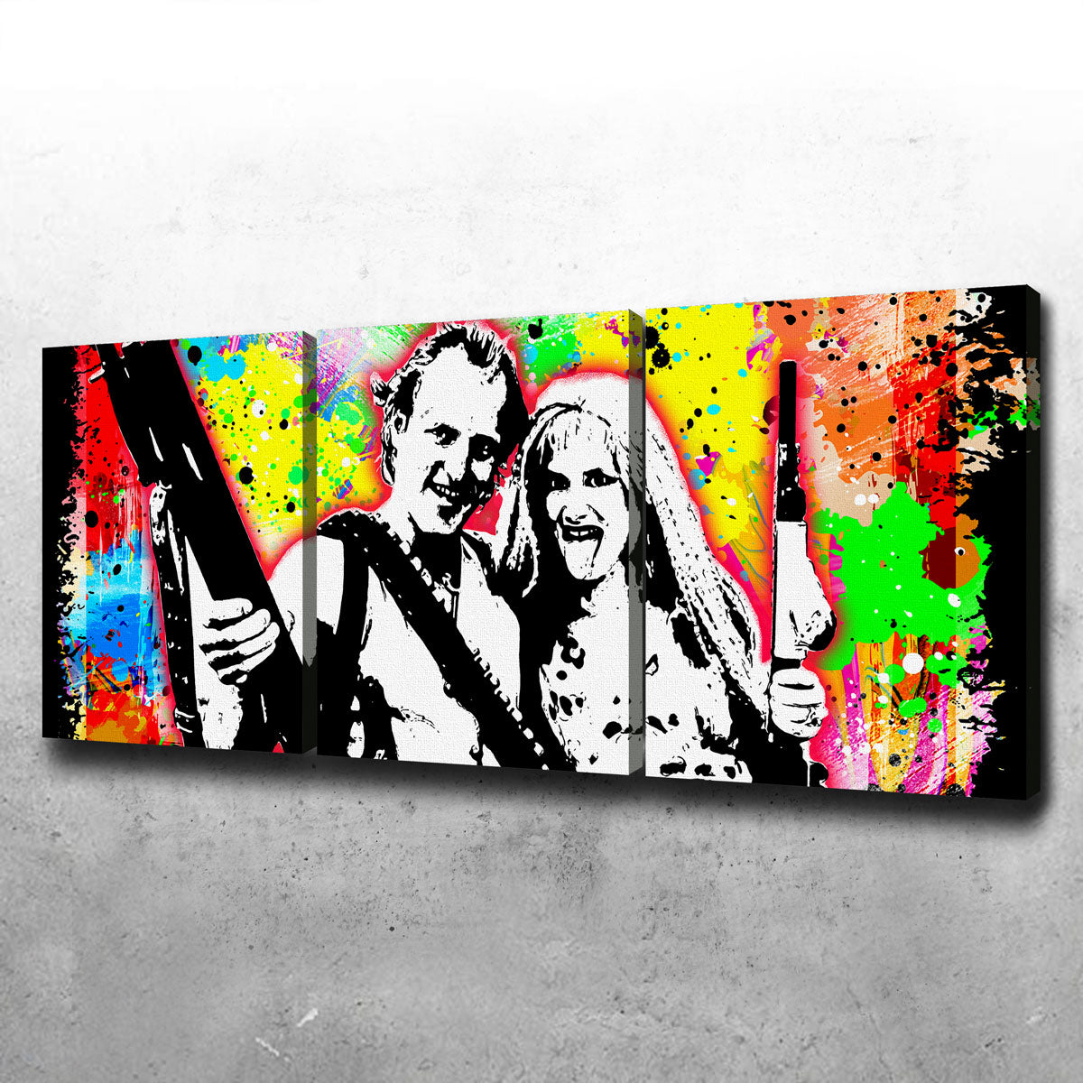 Abstract Natural Born Killers Wall Art